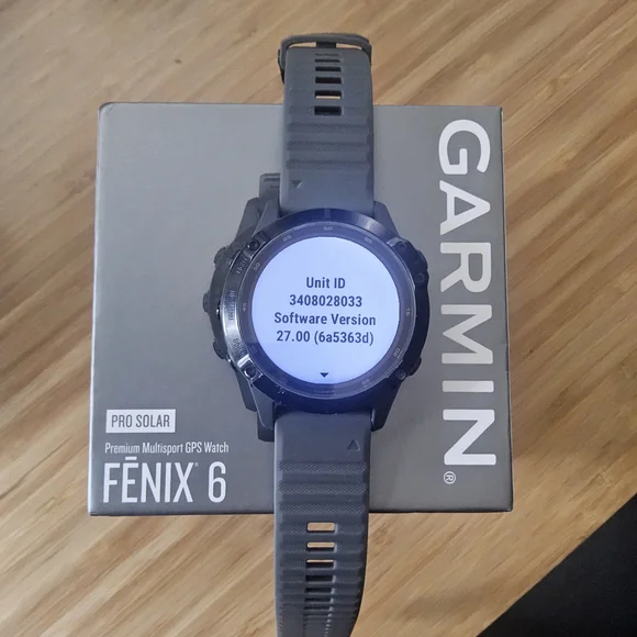 Garmin Fenix 6 Pro Solar Black Smartwatch - Picture 4 of 6